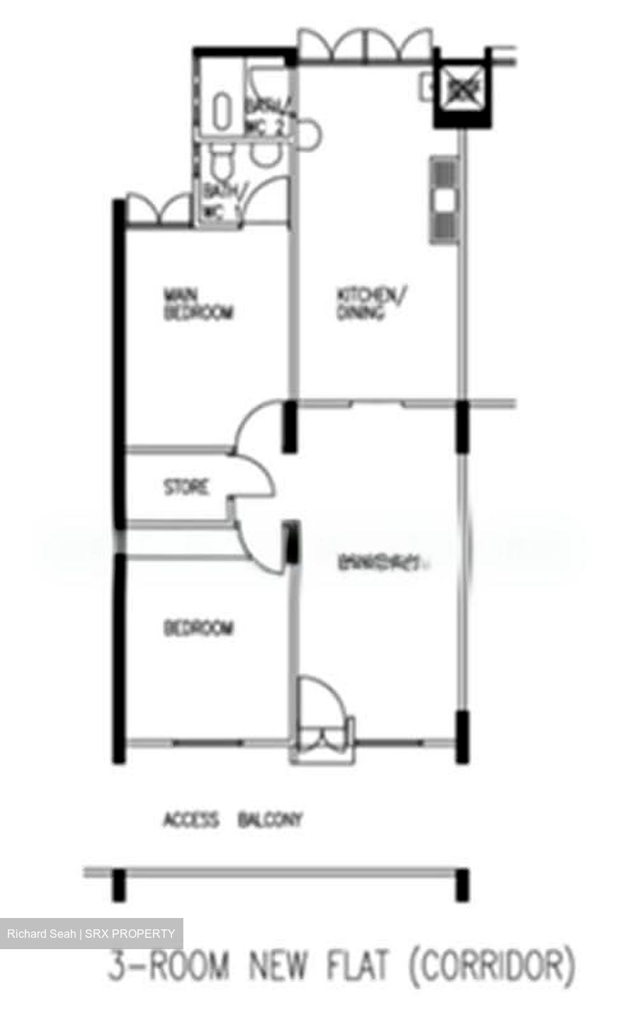 Blk 624 Ang Mo Kio Avenue 4 (Ang Mo Kio), HDB 3 Rooms #564130711